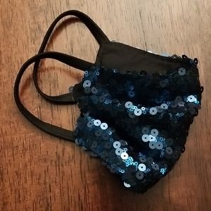 Sparkly Teal Mask